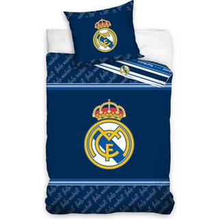 Real Madrid Sengetøj 140x200 100% Bomuld & Vendbart Design (Officielt)
