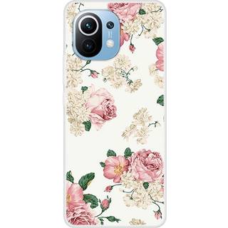 Xiaomi Mi 11 Fleksibelt Bagside Cover - Roser