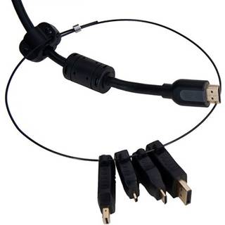 Prokord Hdmi-adapterring Hdmi Displayport, Hdmi, Mini Displayport, Hdmi, Micro Hdmi, Hdmi, Mini Hdmi, Hdmi