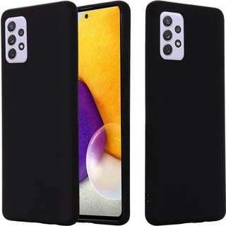 Samsung Galaxy A73 (5G) Liquid Silikone Bagside Cover - Sort