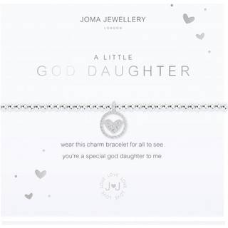 Joma A Little God Daughter Bracelet - Adjustable - Silver