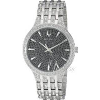 Bulova 96A227 Sort/Stål Ø40 mm