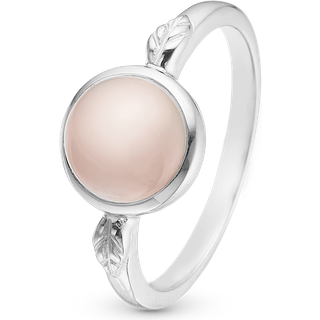 Christina Collect - PINK CHALCEDONY ring i sølv