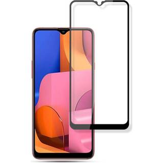 Mocolo Samsung Galaxy A20s Hærdet Glas Skærmbeskyttelse - Full Fit - Sort Kant