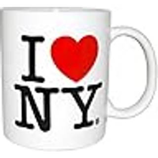 Jeg elsker New York farverige krus- 11 oz dobbeltsidet Jeg elsker ny krus i farver gul lyserød orange blå lilla sort og hvid souvenirs (hvid)