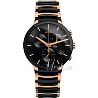 Rado R30187172 Centrix Sort/Rosaguldtonet stål Ø40 mm