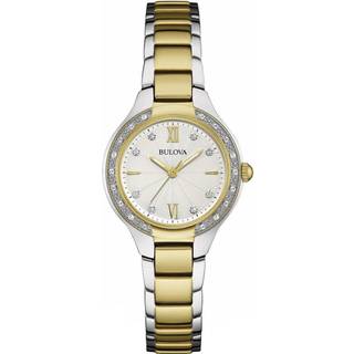 Bulova 98R221 Sølvfarvet/Gul guldtonet stål Ø28 mm