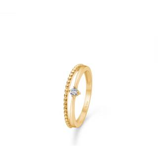 Mads Z - Lucia 8kt guld ring med sten - 3347182