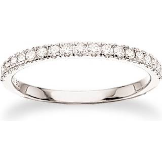 Dazzling - 14 kt hvidguld ring med i alt 0,24 ct W/Si