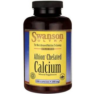 Albion Calcium, 180 mg - 180 kapsler