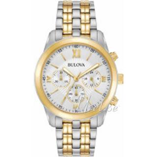Bulova 98A169 Sølvfarvet/Gul guldtonet stål Ø40 mm