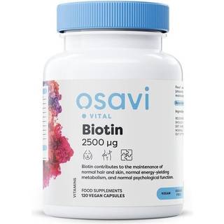 OSAVI BIOTIN, 2500MCG - 120 VEGAN CAPS