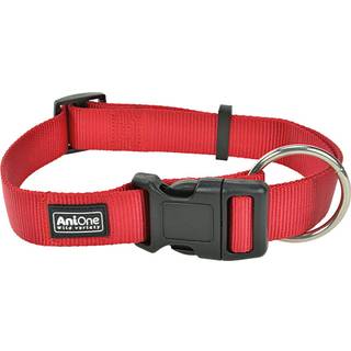 Nylonhalsbånd Classic Rød