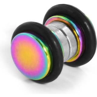 6mm Regnbue Magnet Ørering