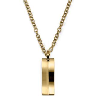 Stilfuld Guldfarvet Stålhalskæde