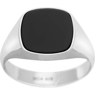 Son of Noa ring i sølv med sort onyx