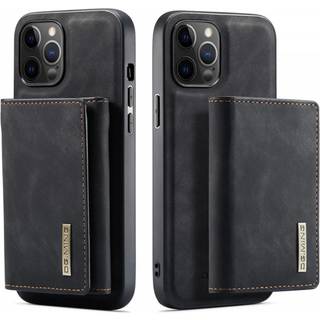 8-SLOT iPhone 13 Pro Max stødsikkert cover med magnetisk kortholder DG.MING Afmonter