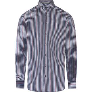 Stribet Skjorte, Navy, 46
