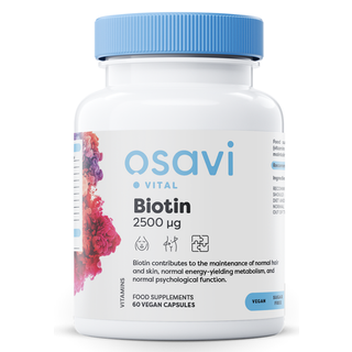 Biotin, 2500 mcg - 60 veganske kapsler