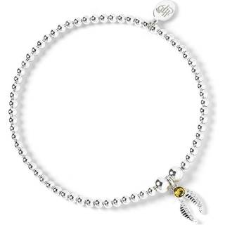 HARRY POTTER - Golden Snitch - Bead Bracelet + Crystals Charm