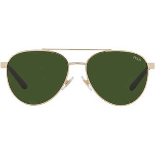 Polo Ralph Lauren Børn PP9001 918971 Solbriller Metal Guld Grøn Pilot Normal