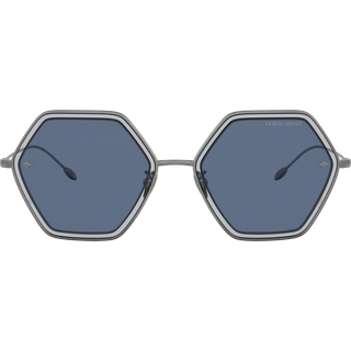 Giorgio Armani AR6130 300380 59 Solbriller Kvinder Gunmetal - Matte Gunmetal - 59mm