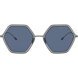 Giorgio Armani AR6130 300380 59 Solbriller Kvinder Gunmetal - Matte Gunmetal - 59mm