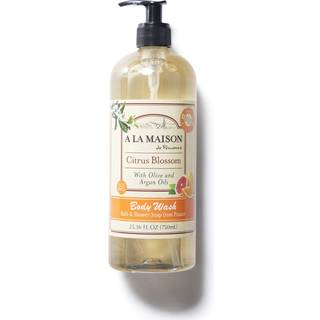 A LA MAISON French Hydrating Liquid Body Wash Citrus Blossom - Naturlig kropsvask lavet med teriske olier - Biologisk nedbrydelig plantebaseret