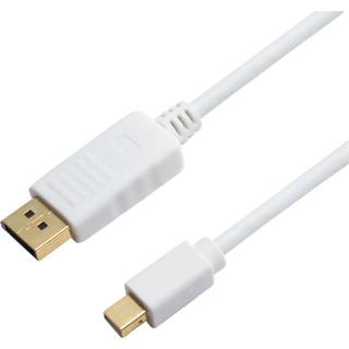 Eletra DisplayPort 1.2 - Mini DisplayPort 1,5M kabel, hvid ➞ På lager - klar til levering