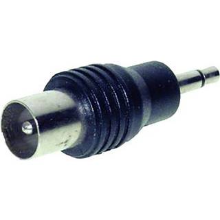TRU COMPONENTS Jack-adapter Jackstik 3,5 mm - Coax-stik Mono Poltal:2 1 stk