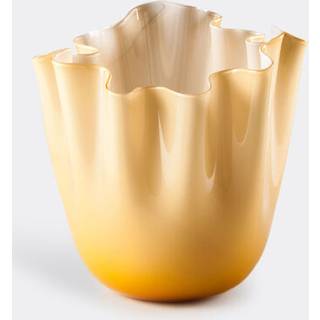 Venini Vases - 'Fazzoletto Opalino' vase, M, amber in MULTICOLOUR Glass