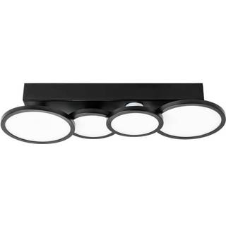 LIGHTME Aqua LED-loftlampe GU10 4 lyskilder sort