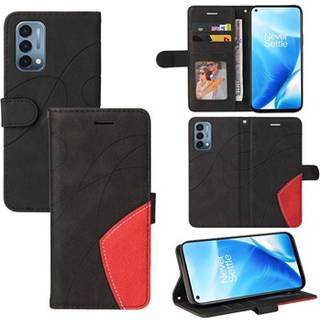 Bi-Color Series OnePlus Nord N200 5G Etui med Pung - Sort