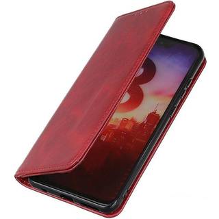 Huawei P Smart (2021) Moderne Læder Cover m. Pung - Rød