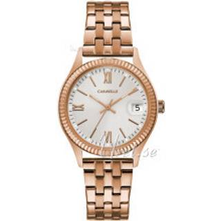 Bulova 44M115 Caravelle Sølvfarvet/Rosaguldtonet stål Ø32 mm