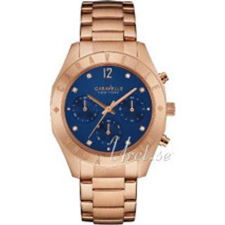 Bulova 44L192 Blå/Rosaguldtonet stål Ø36 mm