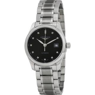 Longines L2.257.4.57.6 Master Sort/Stål Ø29 mm