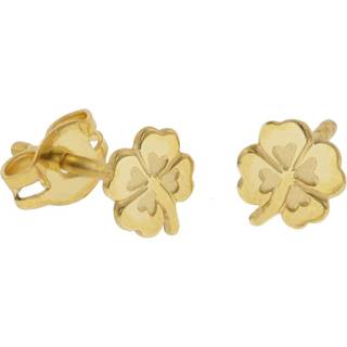 trendor 51088 Kinder-Ohrringe Kleeblatt 333 / 8K Gold