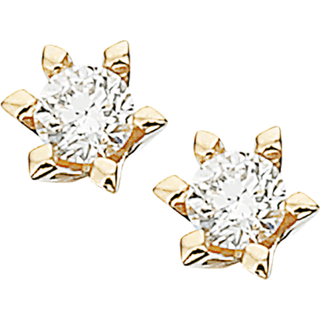 Scrouples - Victoria ørestikker i 14kt. guld m. 0,20 ct. TW/SI