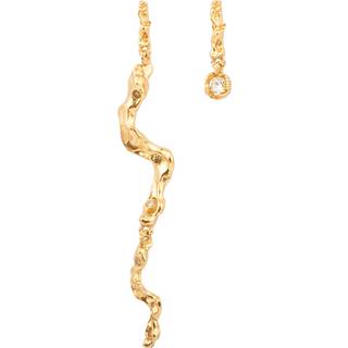 House of Vincent Nightfall Øreringe 18 kt. Forgyldt Sølv VJ127-UEG - Dame - 925 Sterling Silver