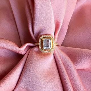 ANNEBRAUNER Square Princess Ring - 60