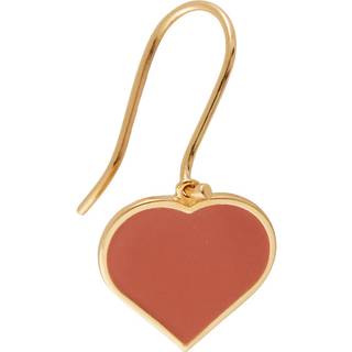 Big Heart Enamel Ear hanger 1 pcs 15mm