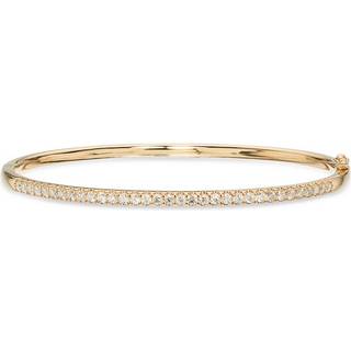 Dazzling - 14 kt guld armring med i alt 0,96 ct. W/SI