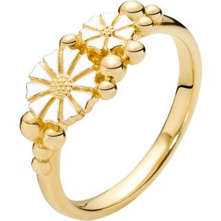 Lund Copenhagen - Marguerit ring forgyldt med kugler - 9075068-m