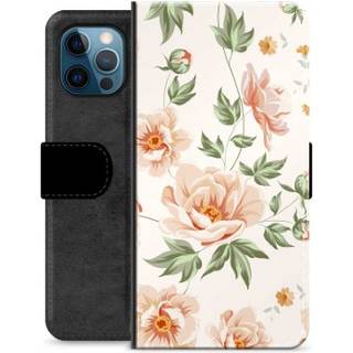 iPhone 12 Pro Premium Flip Cover med Pung - Floral