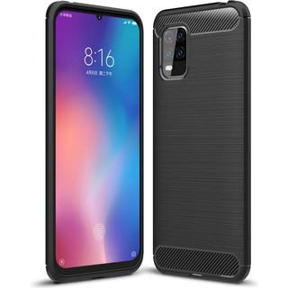 SiGN Xiaomi Mi 10 Lite Carbon Fiber cover - Sort
