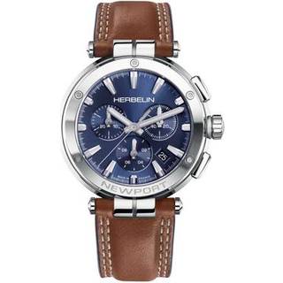 Herbelin Newport 37658AP15GD - Quartz - 43 mm - Analog - Herre - Safirglas