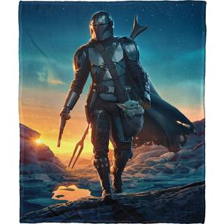 Northwest Star Wars - The Mandalorian Silk Touch Throw Blanket 50"""" x 60"""" Nightfall