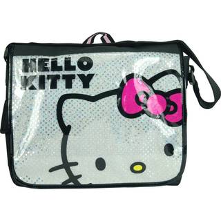 Hello Kitty Face Messenger Bag - Hvid