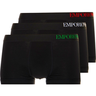 ARMANI 3 PACK BOXERSHORTS asymmetrisk logo. Large